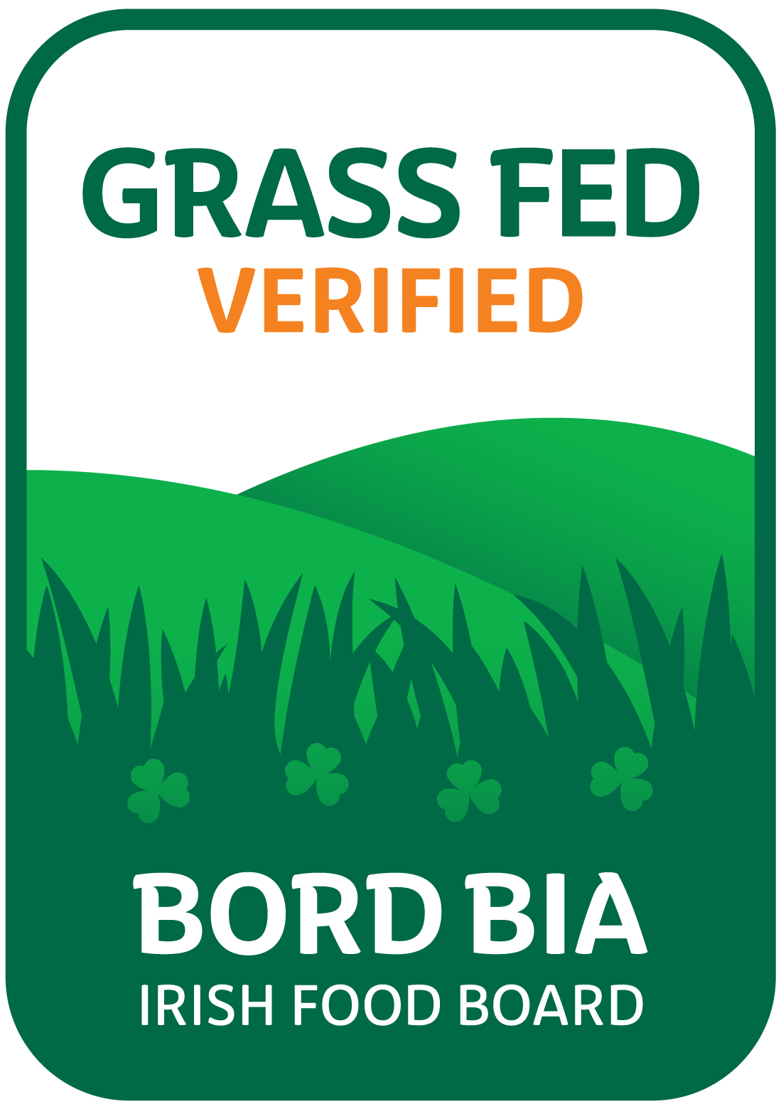 Logo for Irish Grass Fed Bord Bia