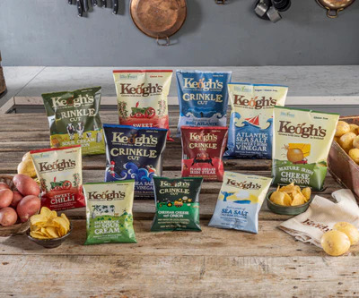 Keogh's Banner, displaying crisp packets