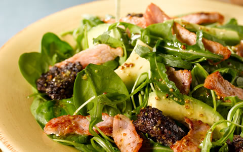 Bacon and Black Pudding Salad