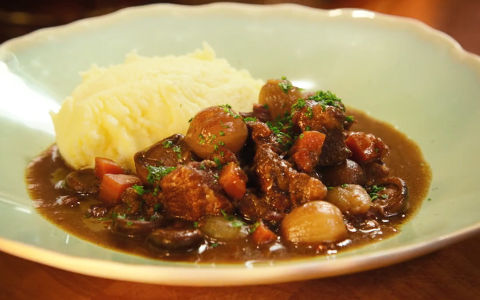 Neven's Beef Bourguignon With Creamy Mashed Potatoes