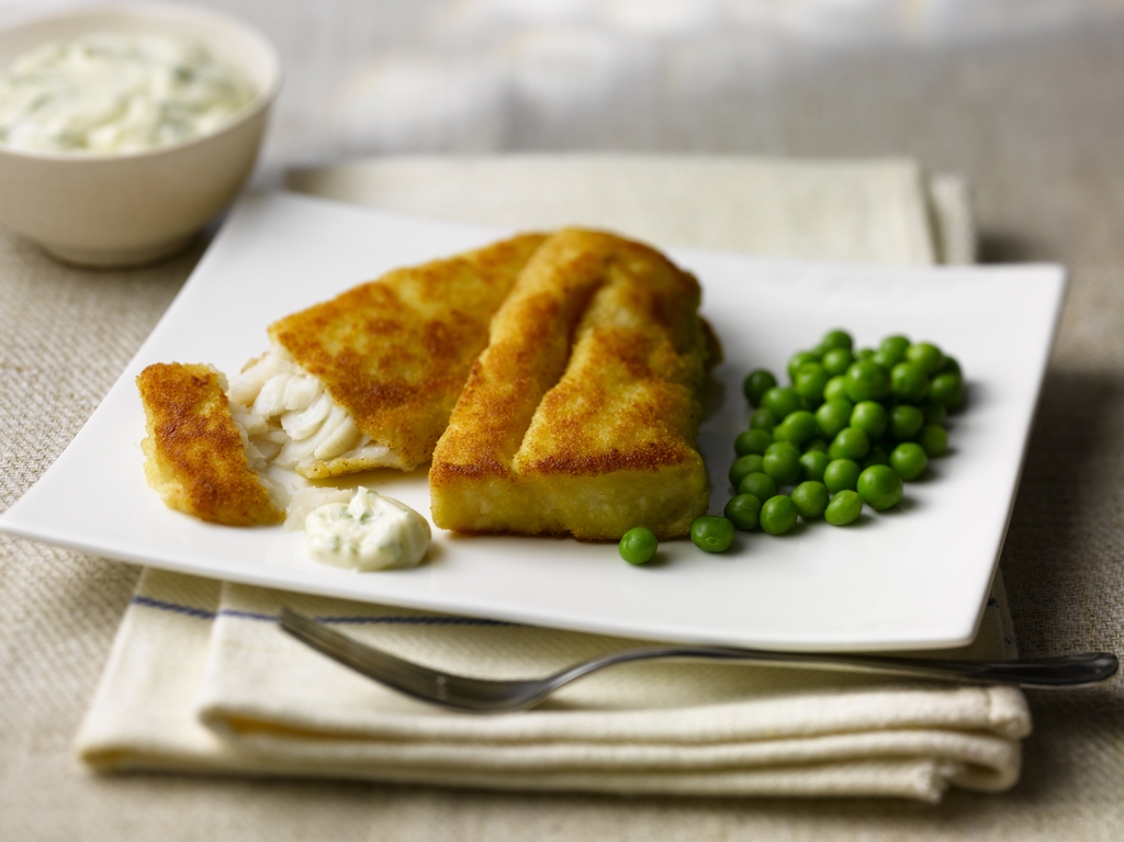Crispy Whiting with Dill Mayonnaise