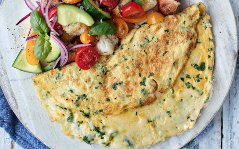 Herb and Cheese Omelette