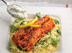 Spiced Haddock with Lemon Couscous