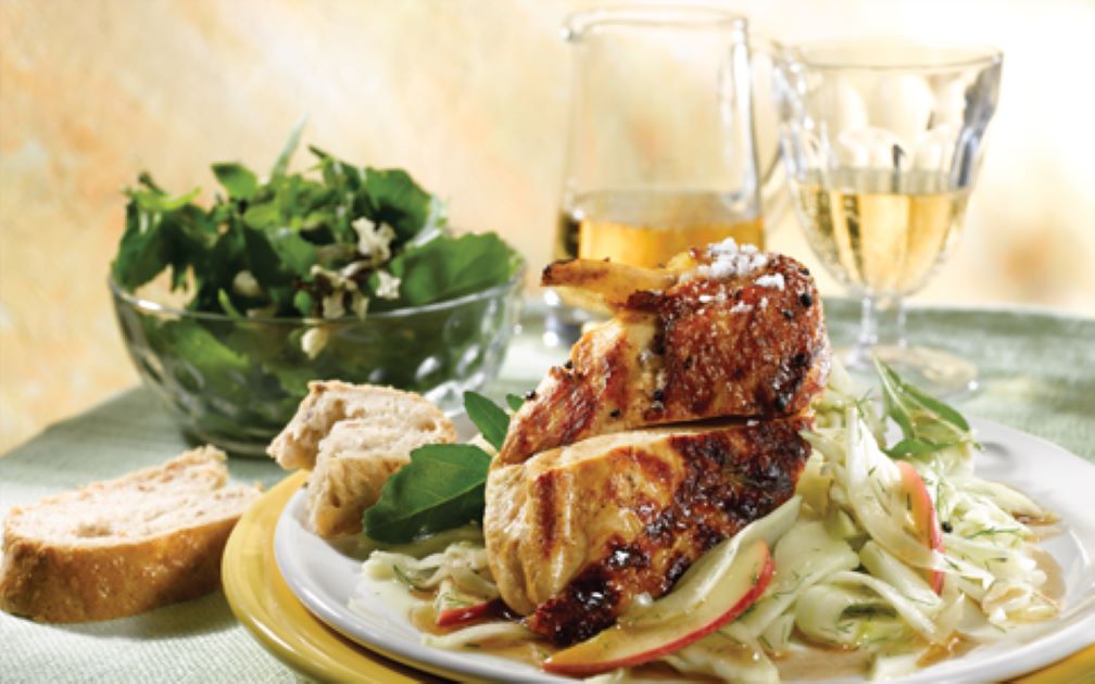 Chicken Breast with Fennel and Rocket Salad