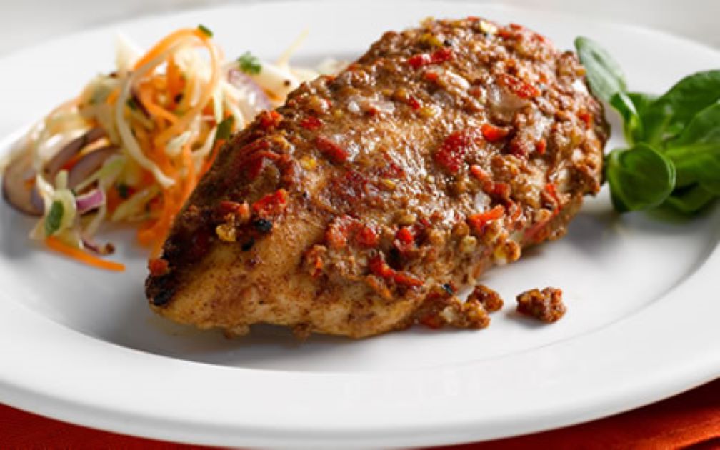 Piri-Piri Chicken with Shredded Vegetable Salad