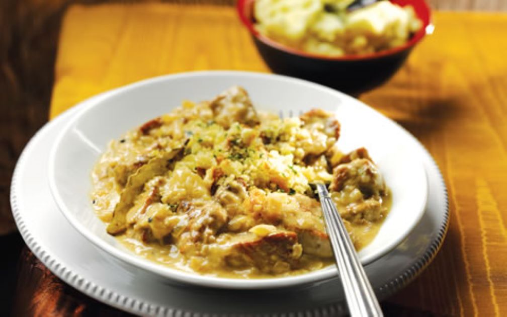 Pork with Apple and Cider