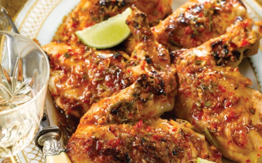 Roast Chicken with Chilli and Ginger