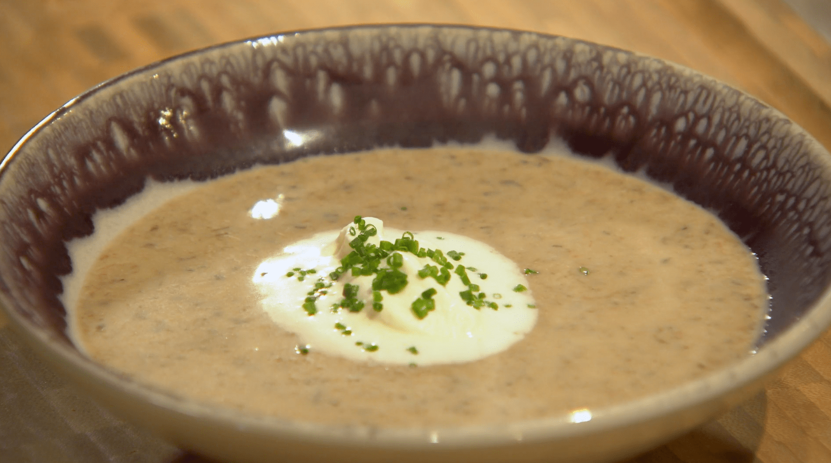 Neven's Chestnut and Wild Mushroom Soup