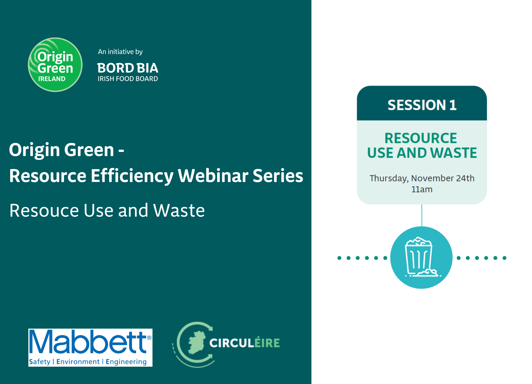 Origin Green - Resource Efficiency Webinar Series