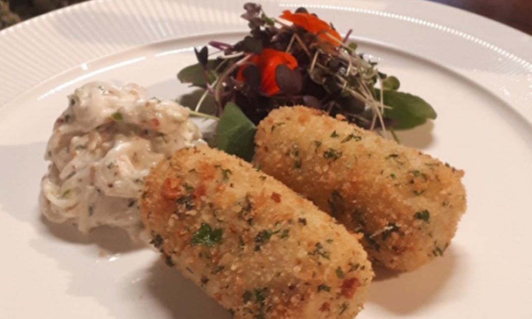 Neven's Spiced Beef Potato Croquettes with Celeriac Remoulade
