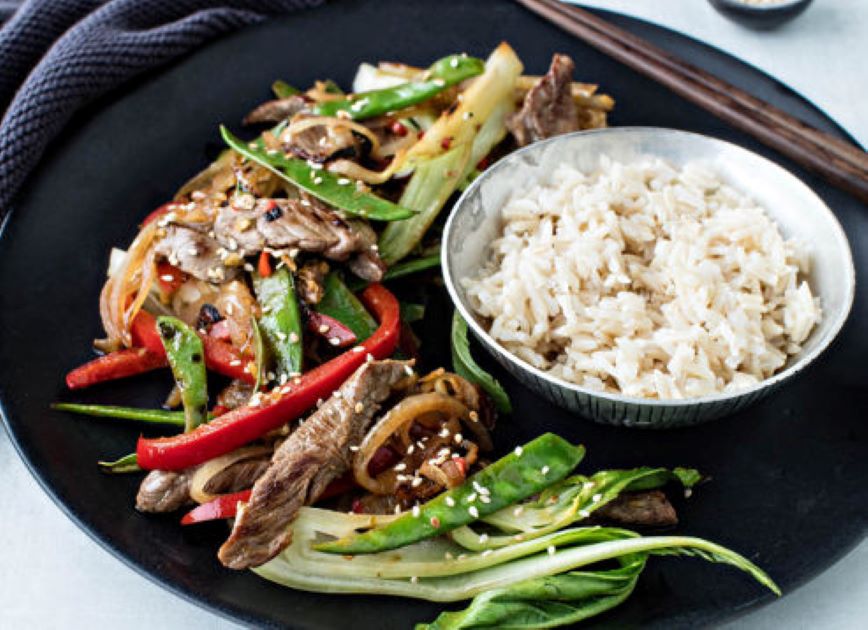 Teriyaki Lamb Stir-Fry
